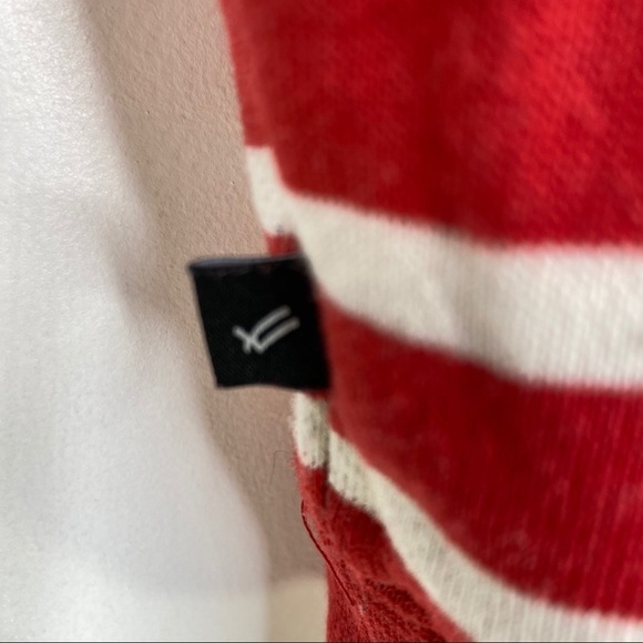 William Rast Red & White Stripe Top - Picture 5 of 11